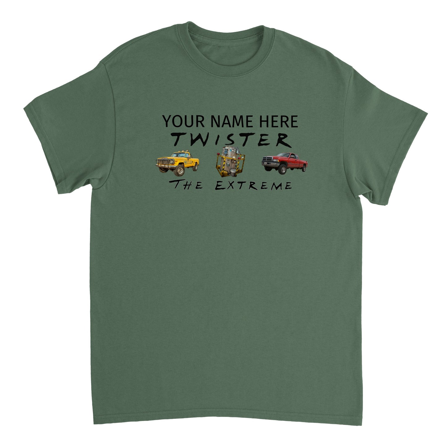 Heavyweight Unisex Crewneck T-shirt DO NOT PURCHASE UNTILL I CHANGE THE "YOUR NAME HERE"