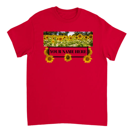 Heavyweight Unisex Crewneck T-shirt DO NOT PURCHASE UNTILL I CHANGE THE "YOUR NAME HERE"