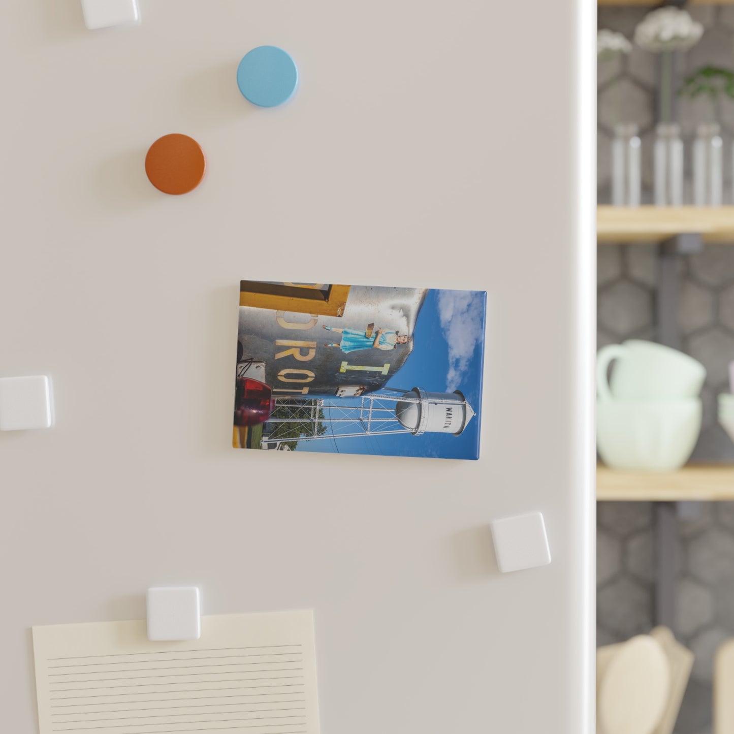 Button Magnet, Rectangle
