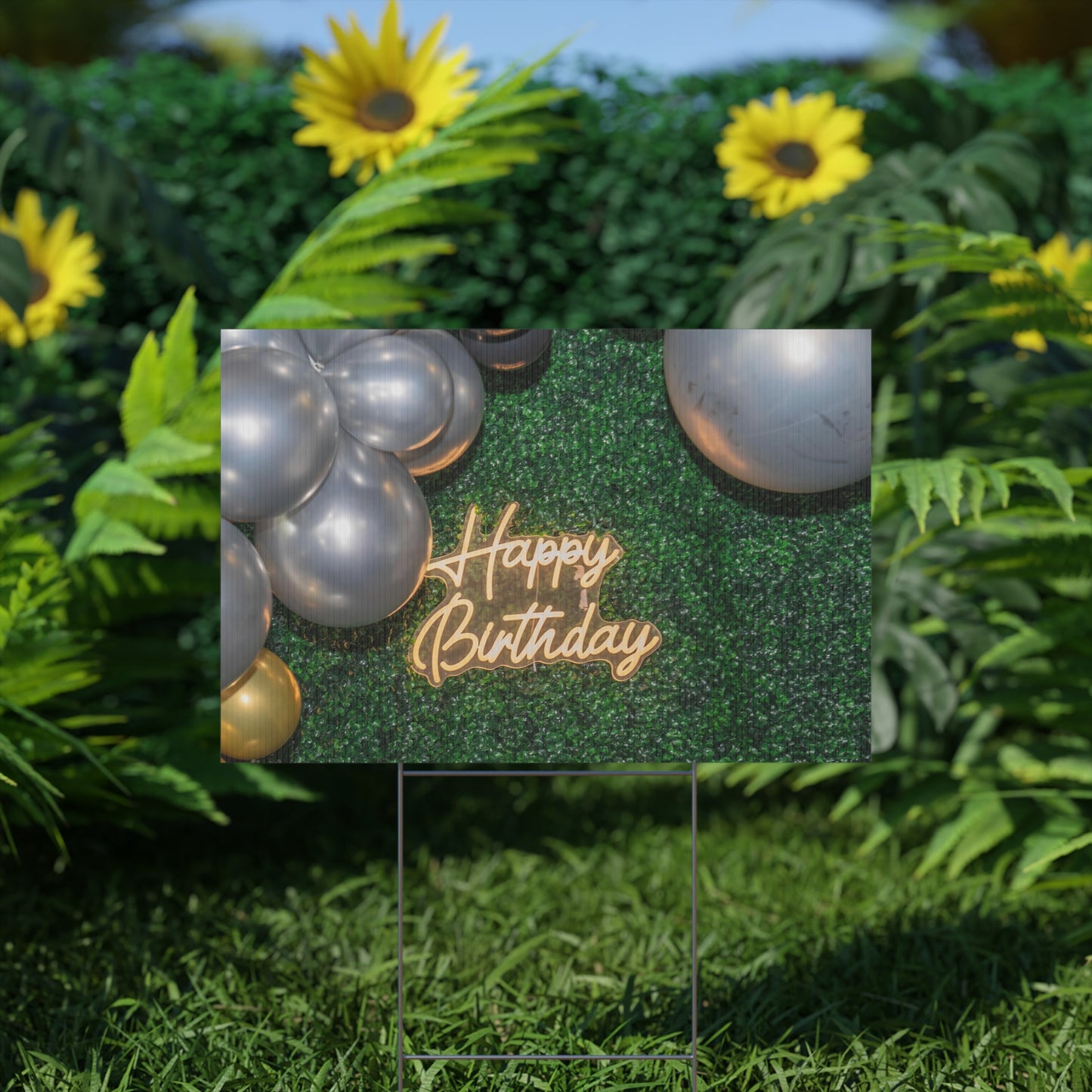 Plastic Yard Sign