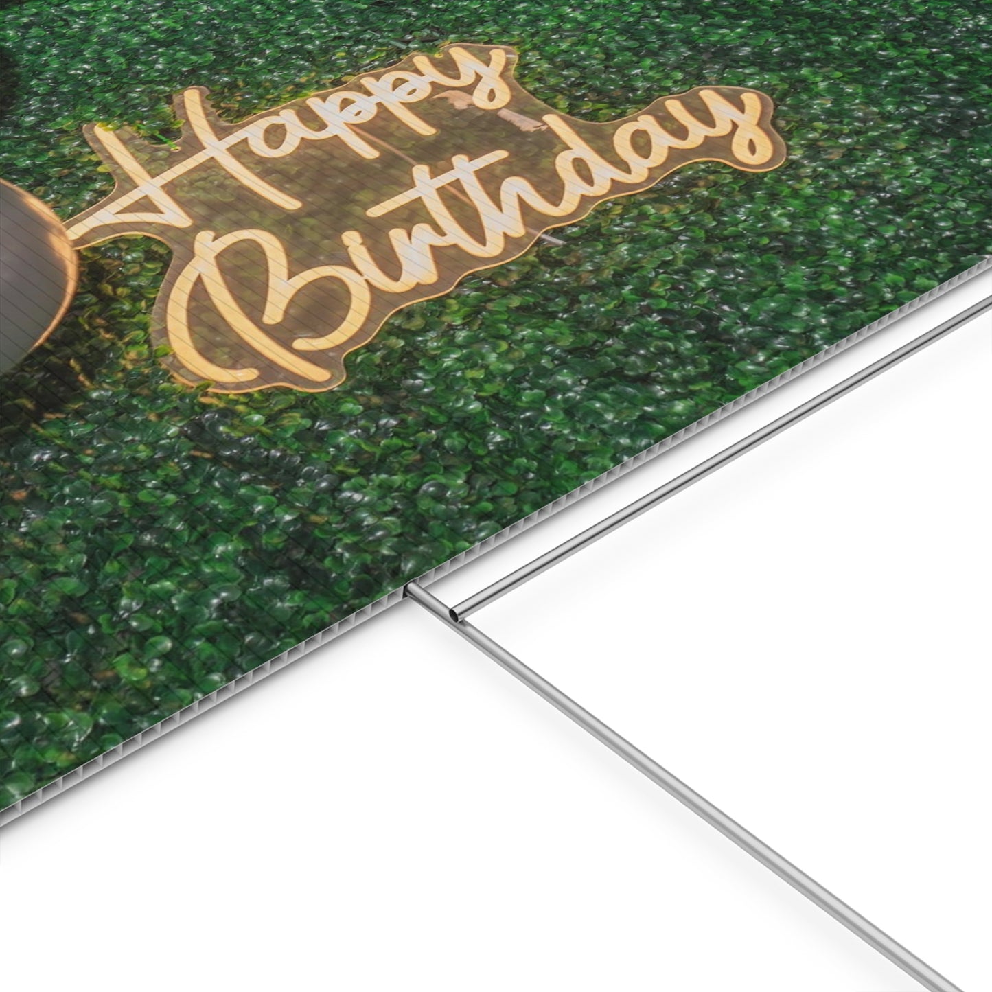 Plastic Yard Sign
