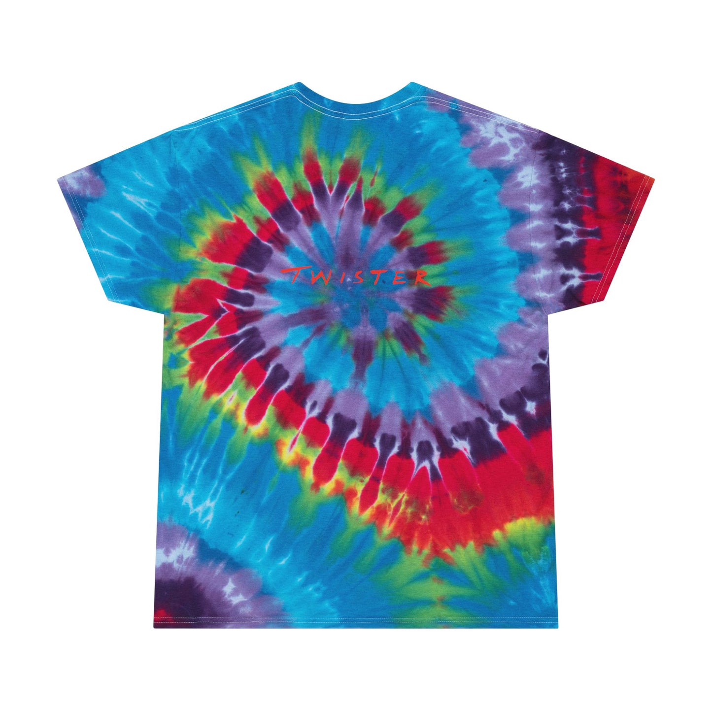 Colorful Tie-Dye Tee with Retro Images - Perfect for Summer Vibes