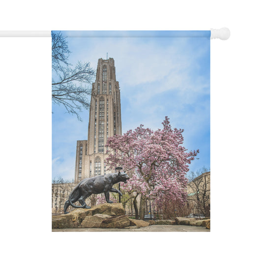 Blooming Garden Flag with Scenic Design