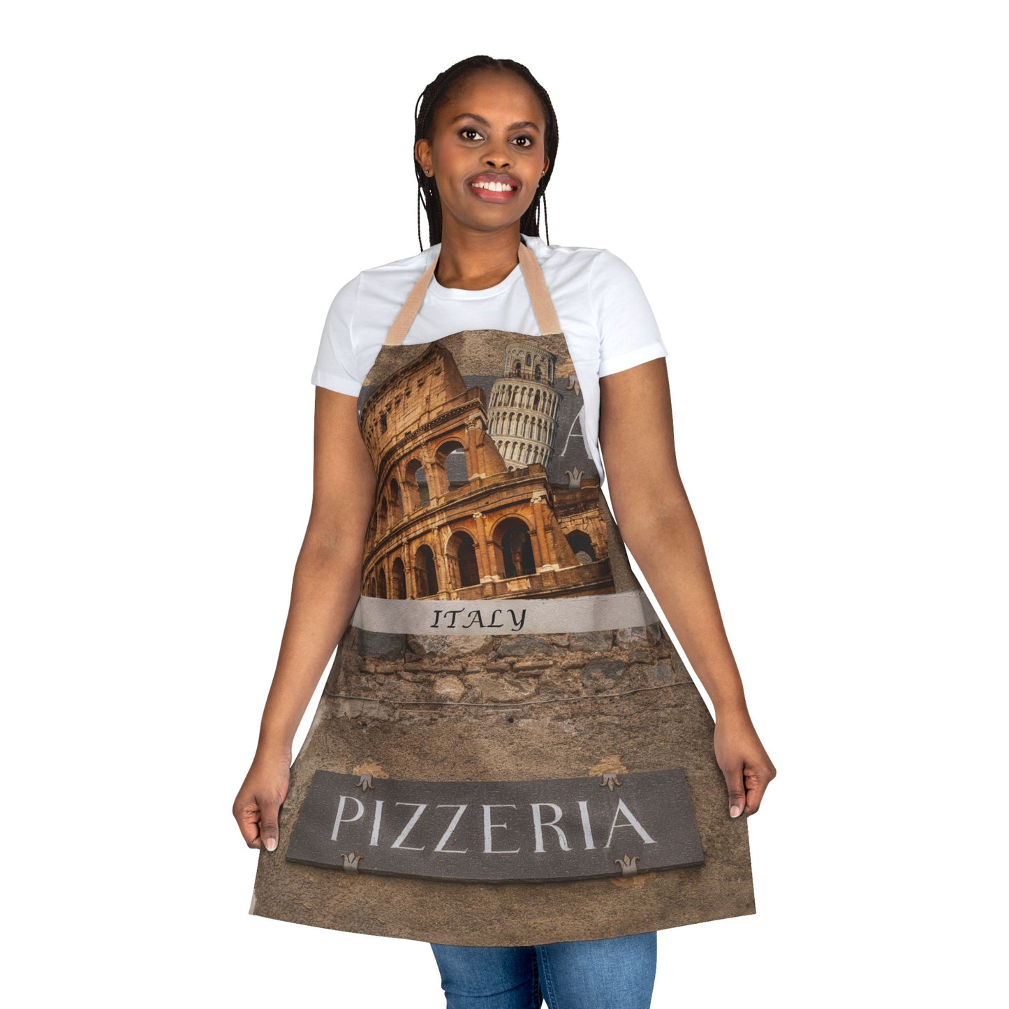 Apron, 5-Color Straps (AOP)