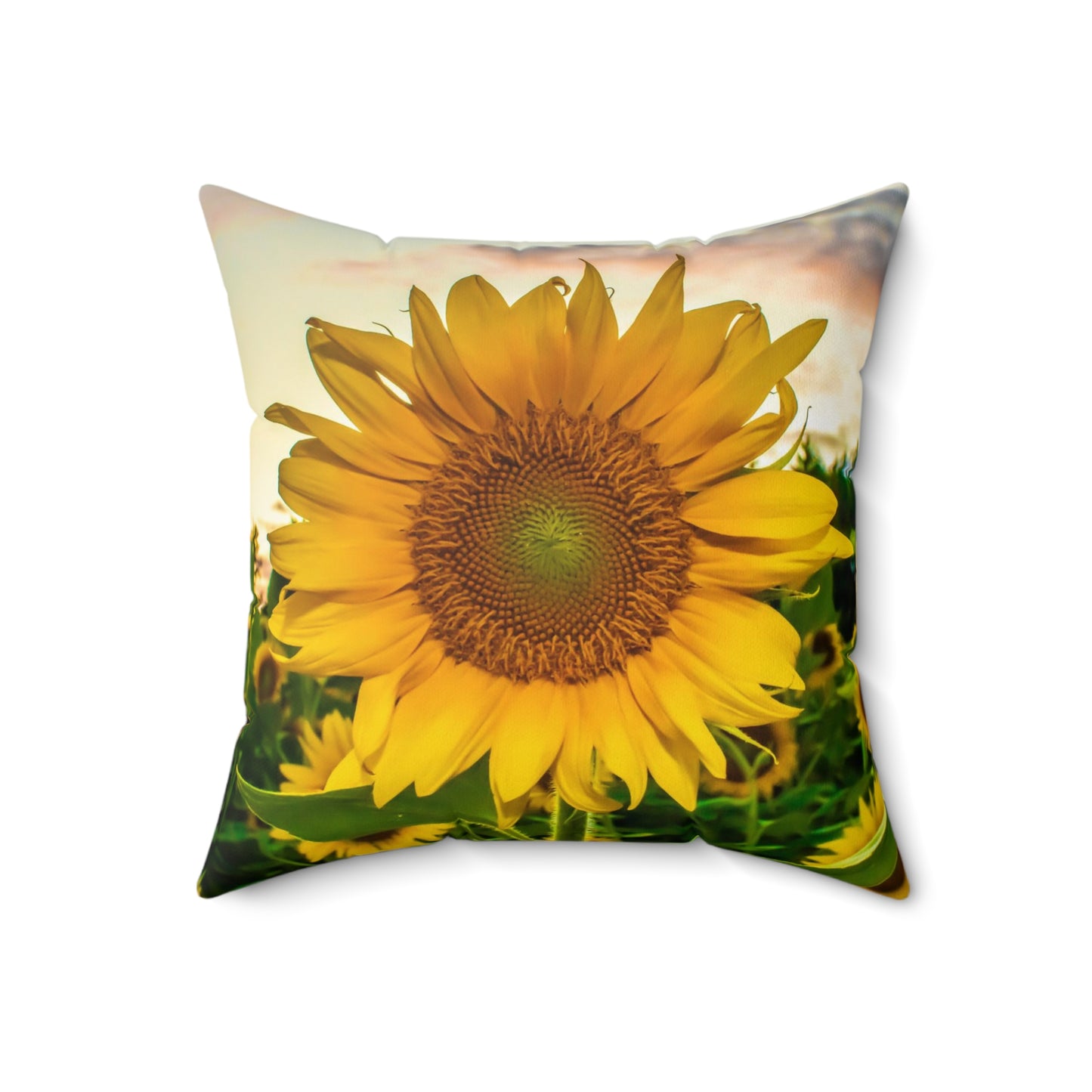 Spun Polyester Square Pillow