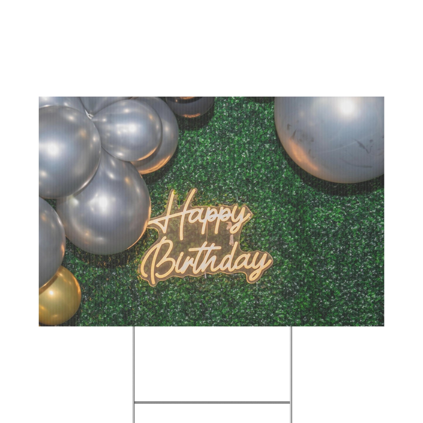 Plastic Yard Sign