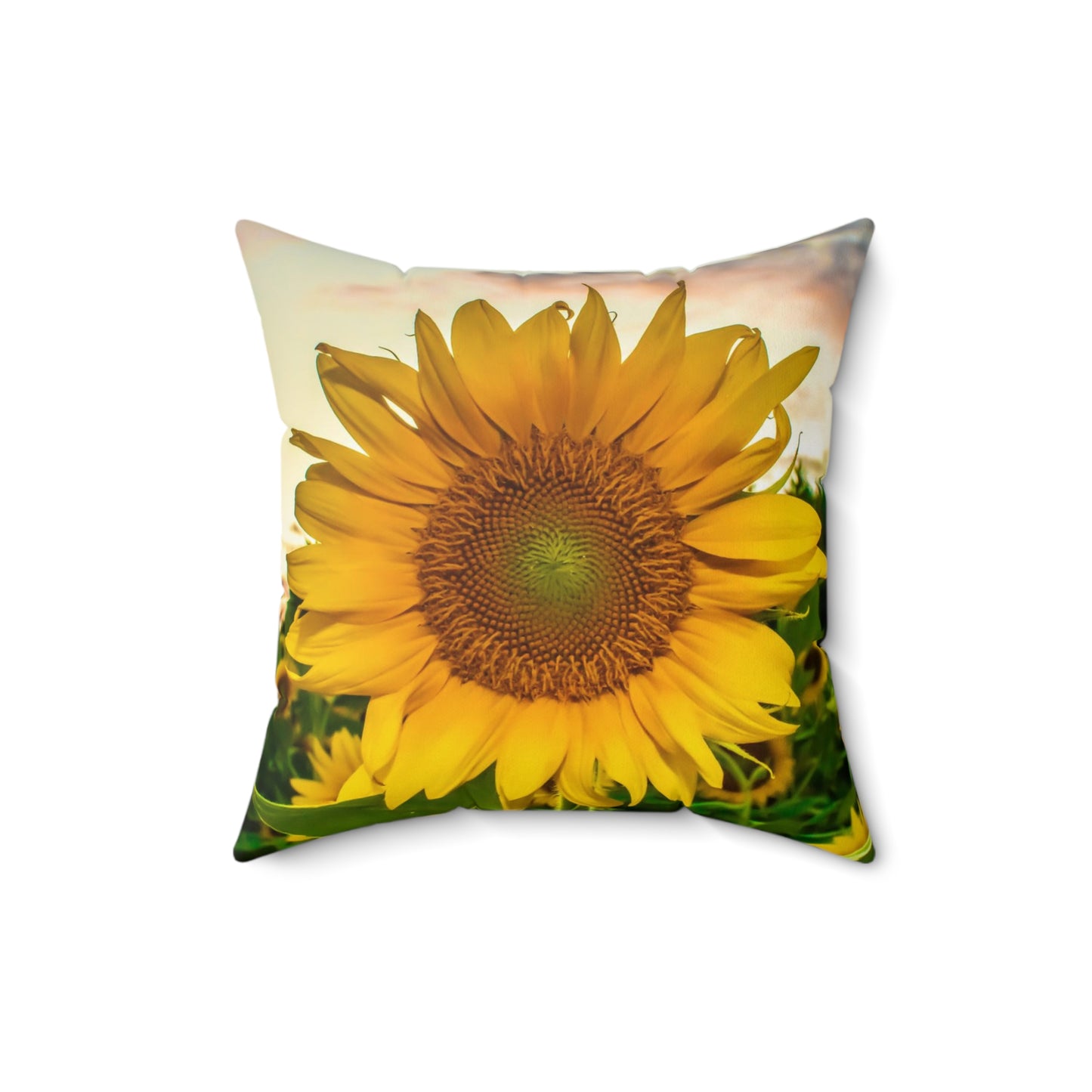 Spun Polyester Square Pillow