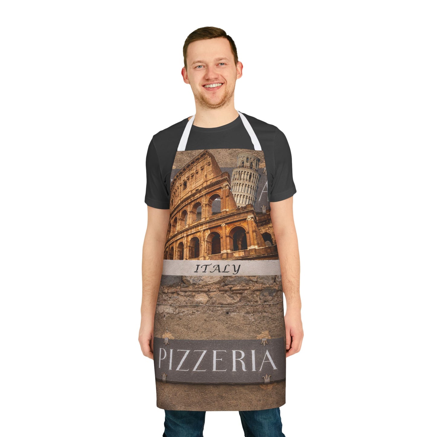 Apron, 5-Color Straps (AOP)