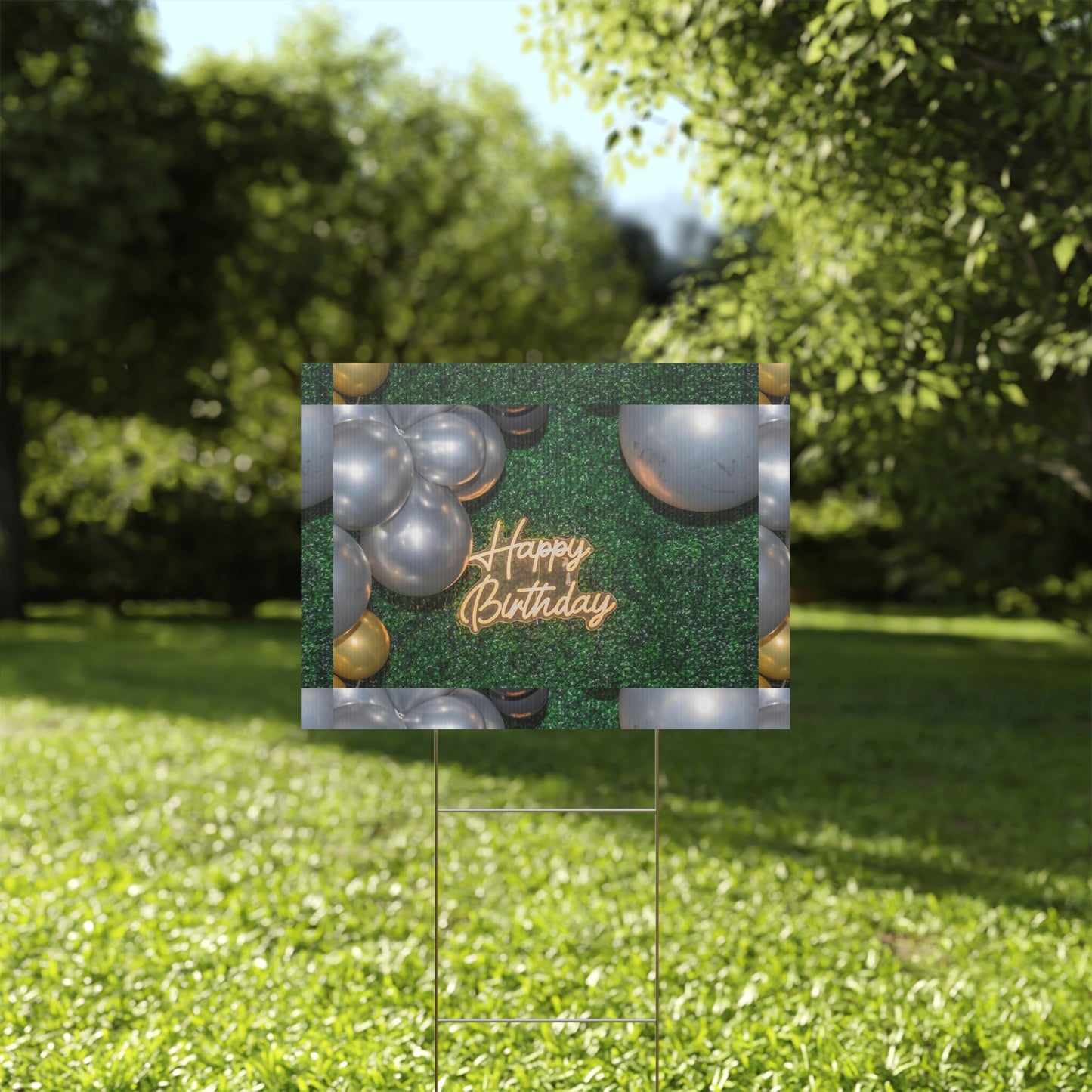 Plastic Yard Sign