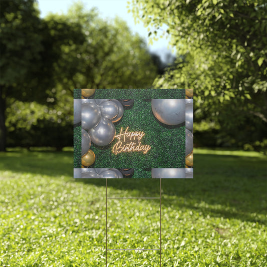 Plastic Yard Sign