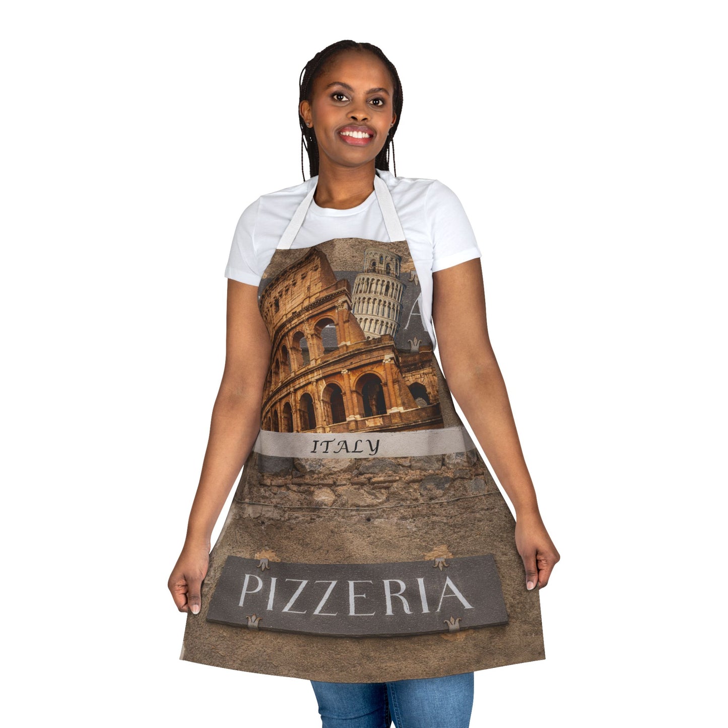 Apron, 5-Color Straps (AOP)