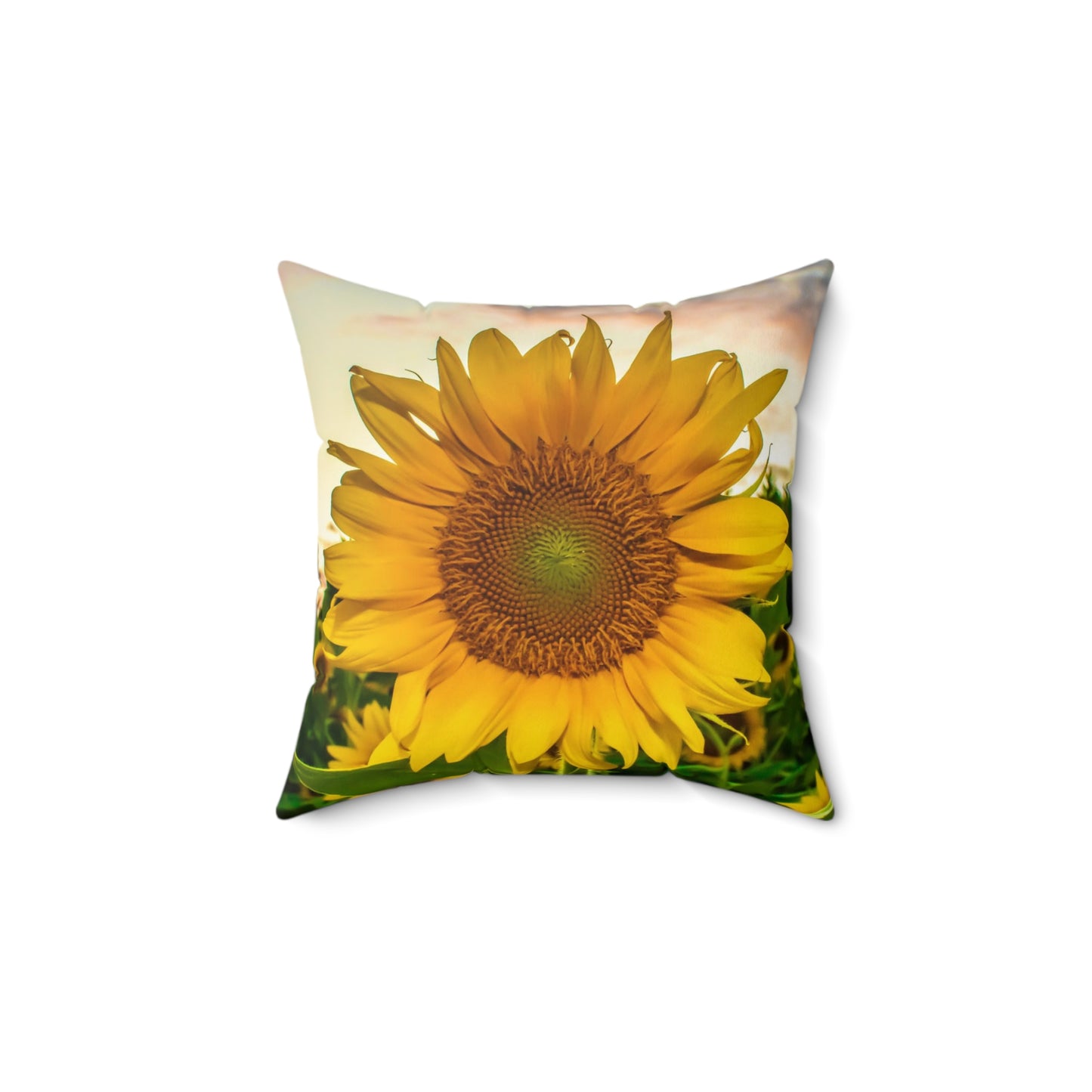 Spun Polyester Square Pillow