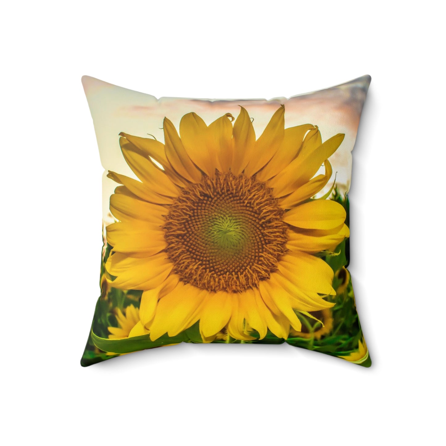 Spun Polyester Square Pillow