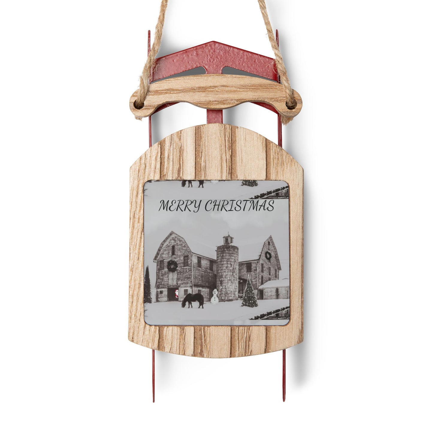 Sled Ornaments