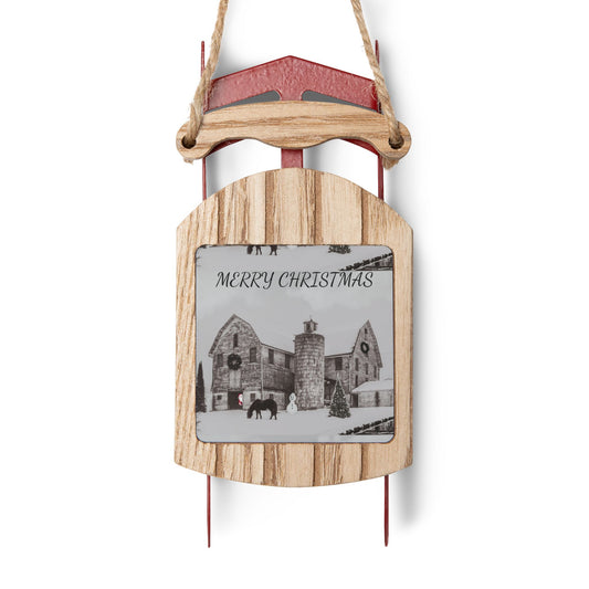 Sled Ornaments