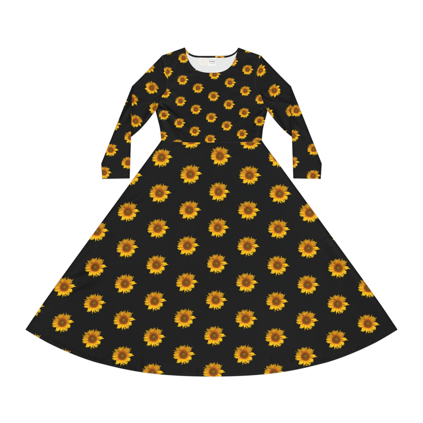 Women's Long Sleeve Dance Dress (AOP)