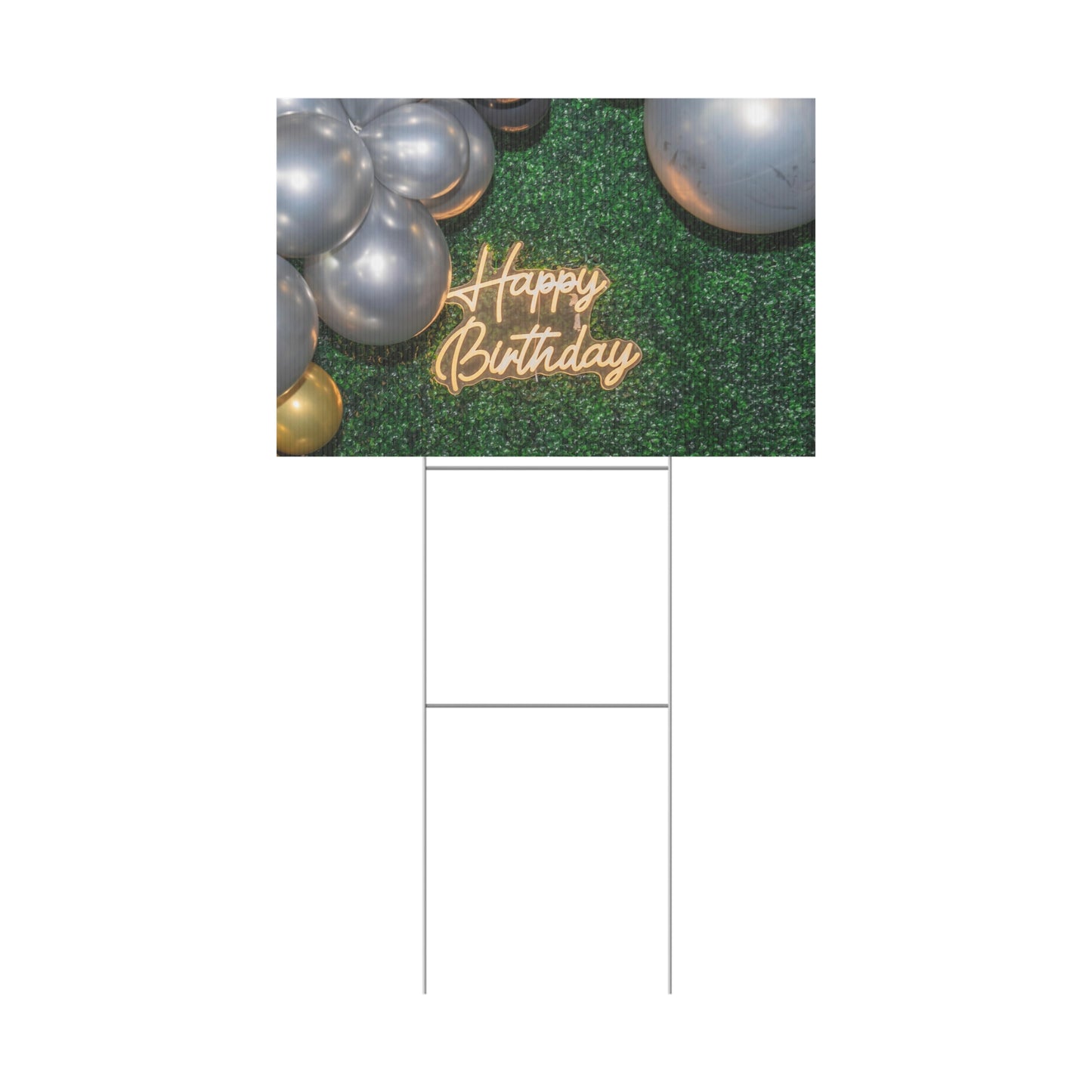Plastic Yard Sign