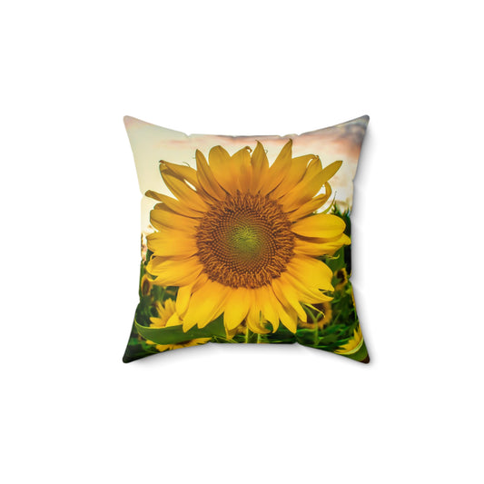 Spun Polyester Square Pillow