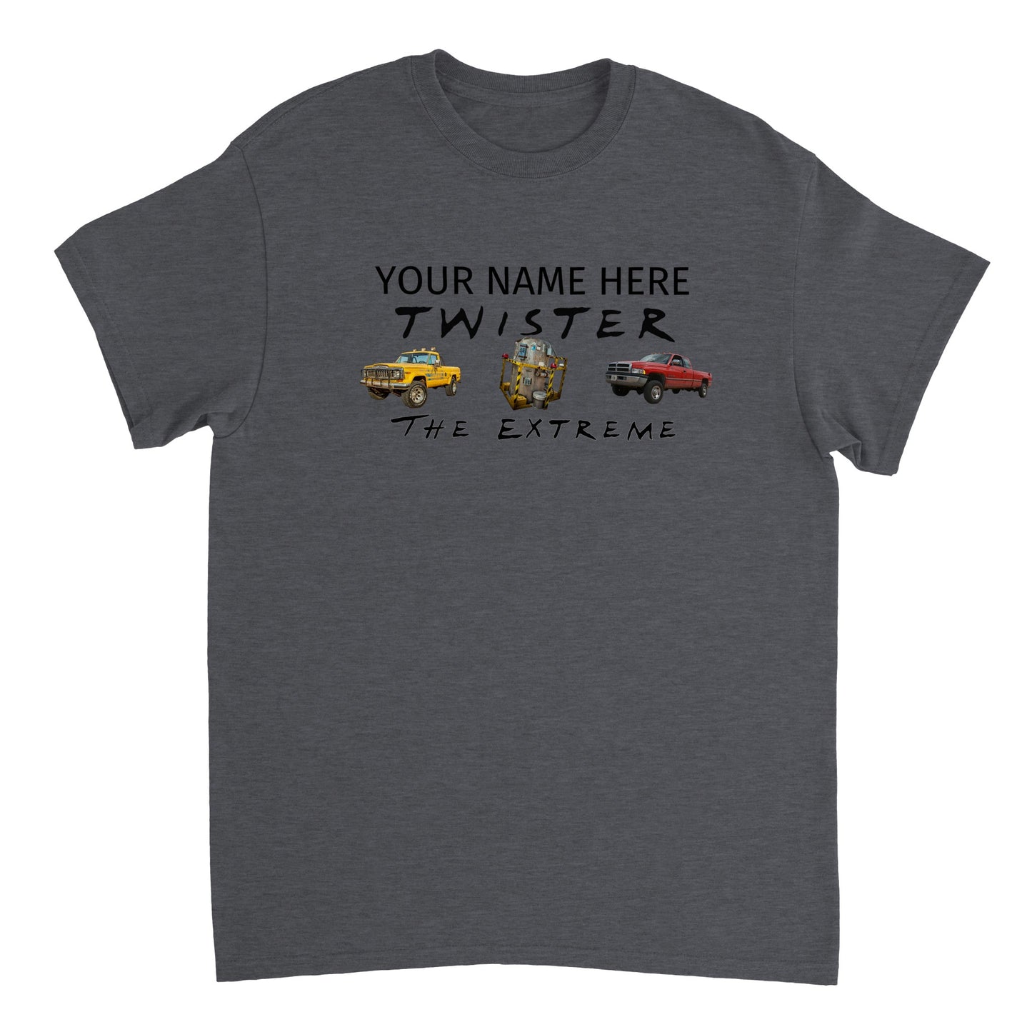 Heavyweight Unisex Crewneck T-shirt DO NOT PURCHASE UNTILL I CHANGE THE "YOUR NAME HERE"
