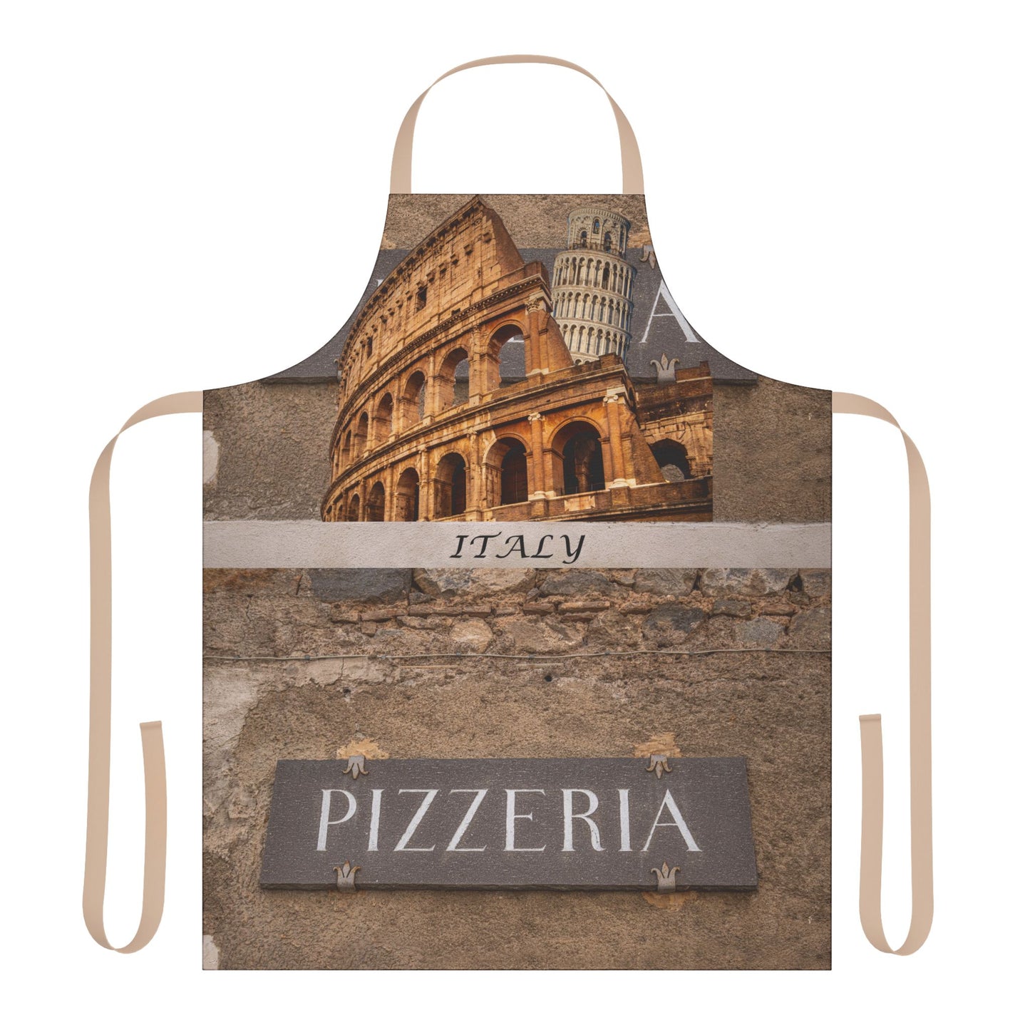 Apron, 5-Color Straps (AOP)