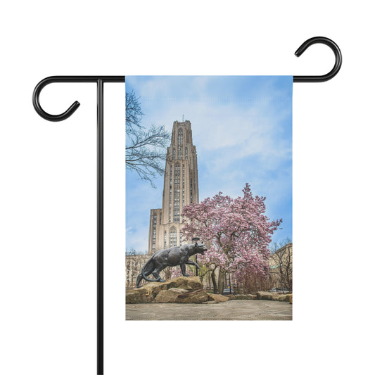 Blooming Garden Flag with Scenic Design
