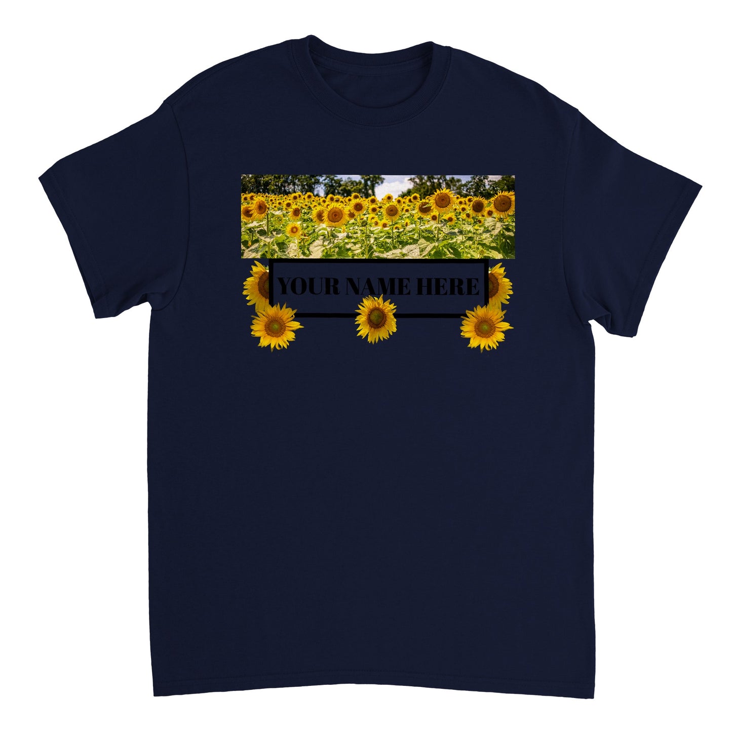Heavyweight Unisex Crewneck T-shirt DO NOT PURCHASE UNTILL I CHANGE THE "YOUR NAME HERE"