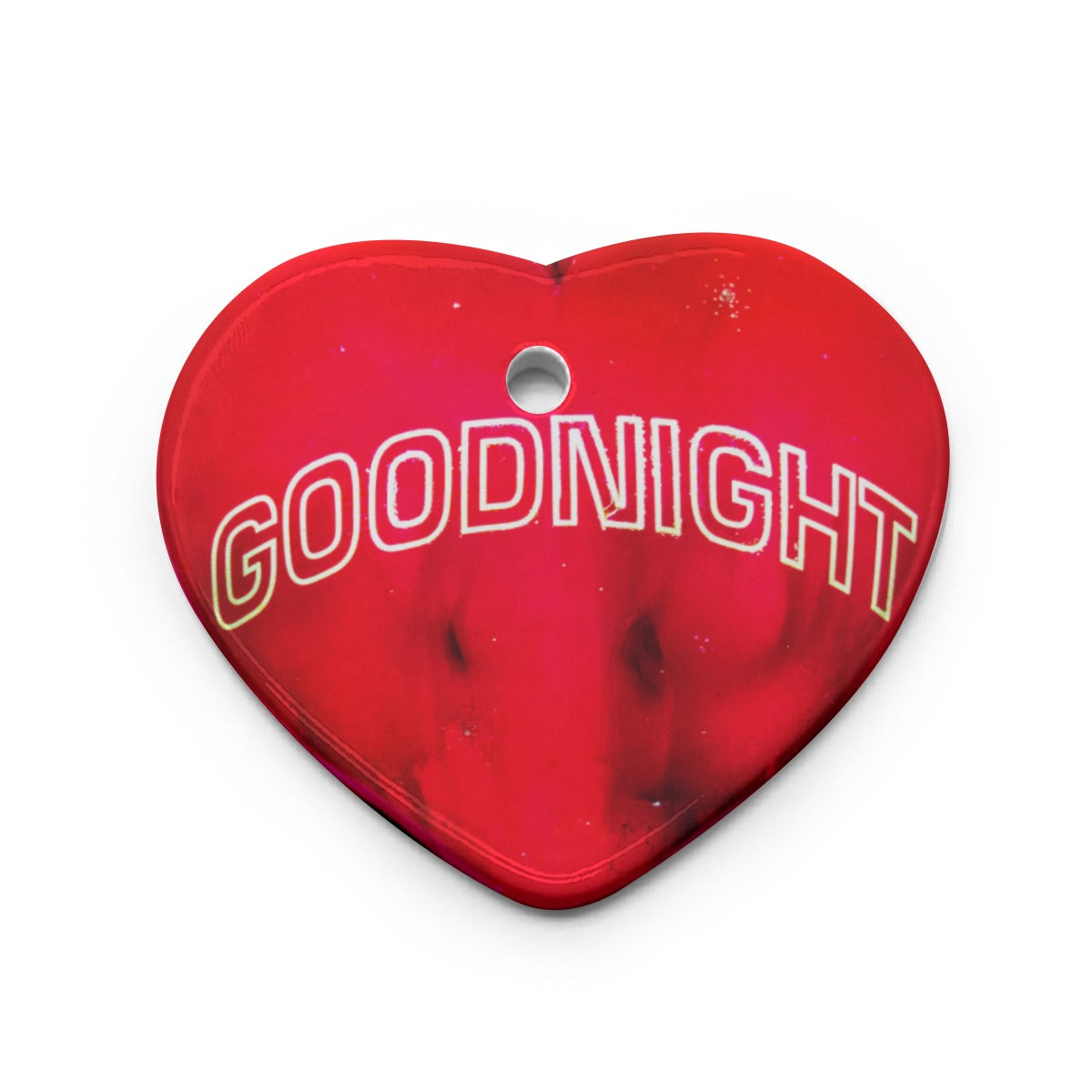 Heart Shaped Christmas Ceramic Decoration Ornaments