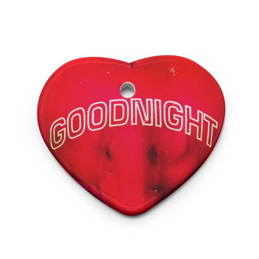 Heart Shaped Christmas Ceramic Decoration Ornaments