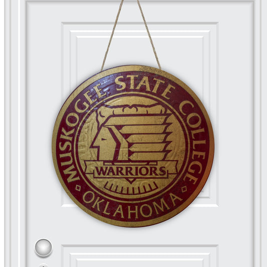 Round House Number Door Hanger