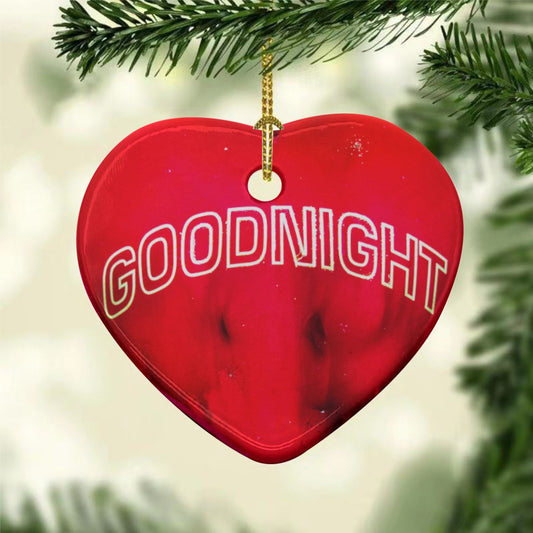 Heart Shaped Christmas Ceramic Decoration Ornaments