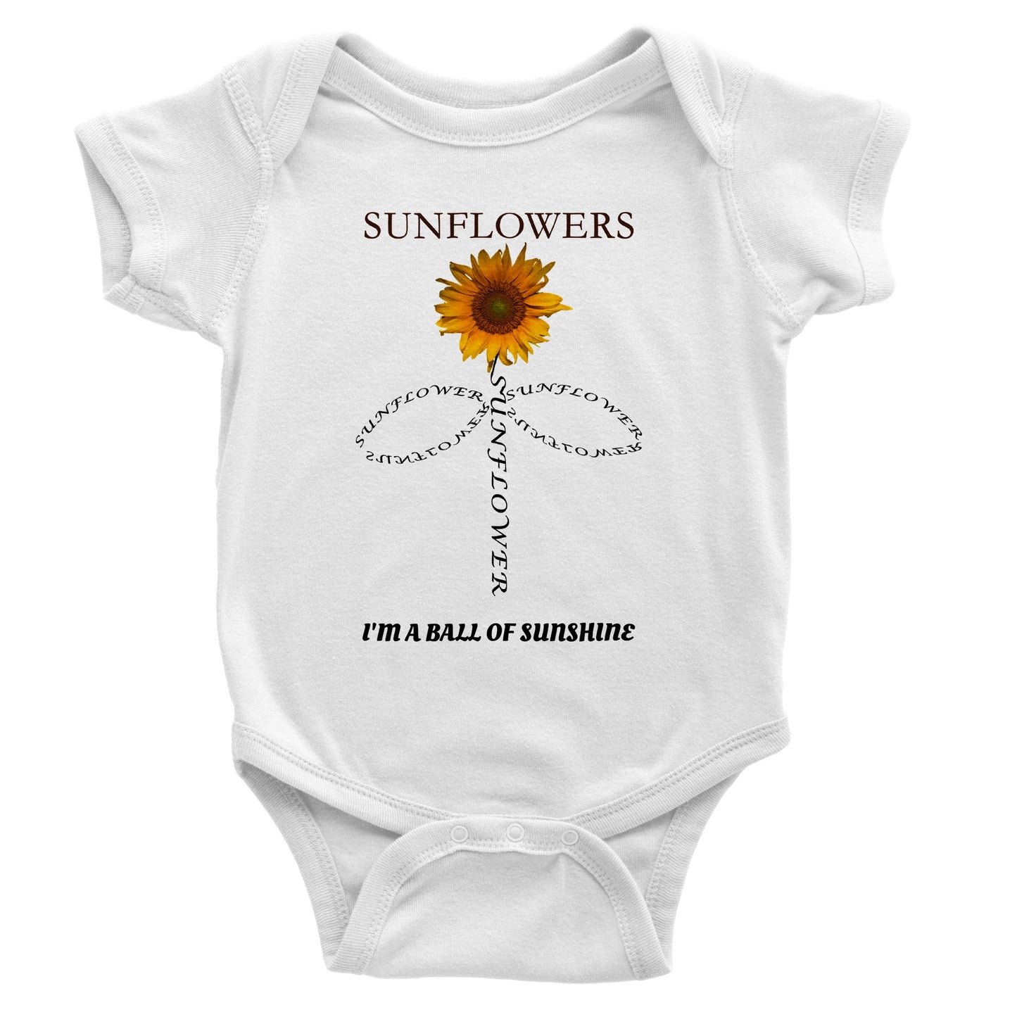 Classic Baby Short Sleeve Bodysuit FUNNY