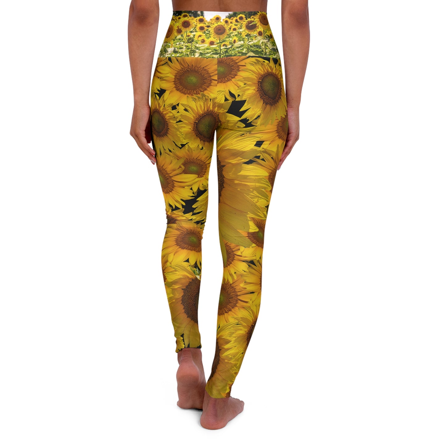 High Waisted Yoga Leggings (AOP)