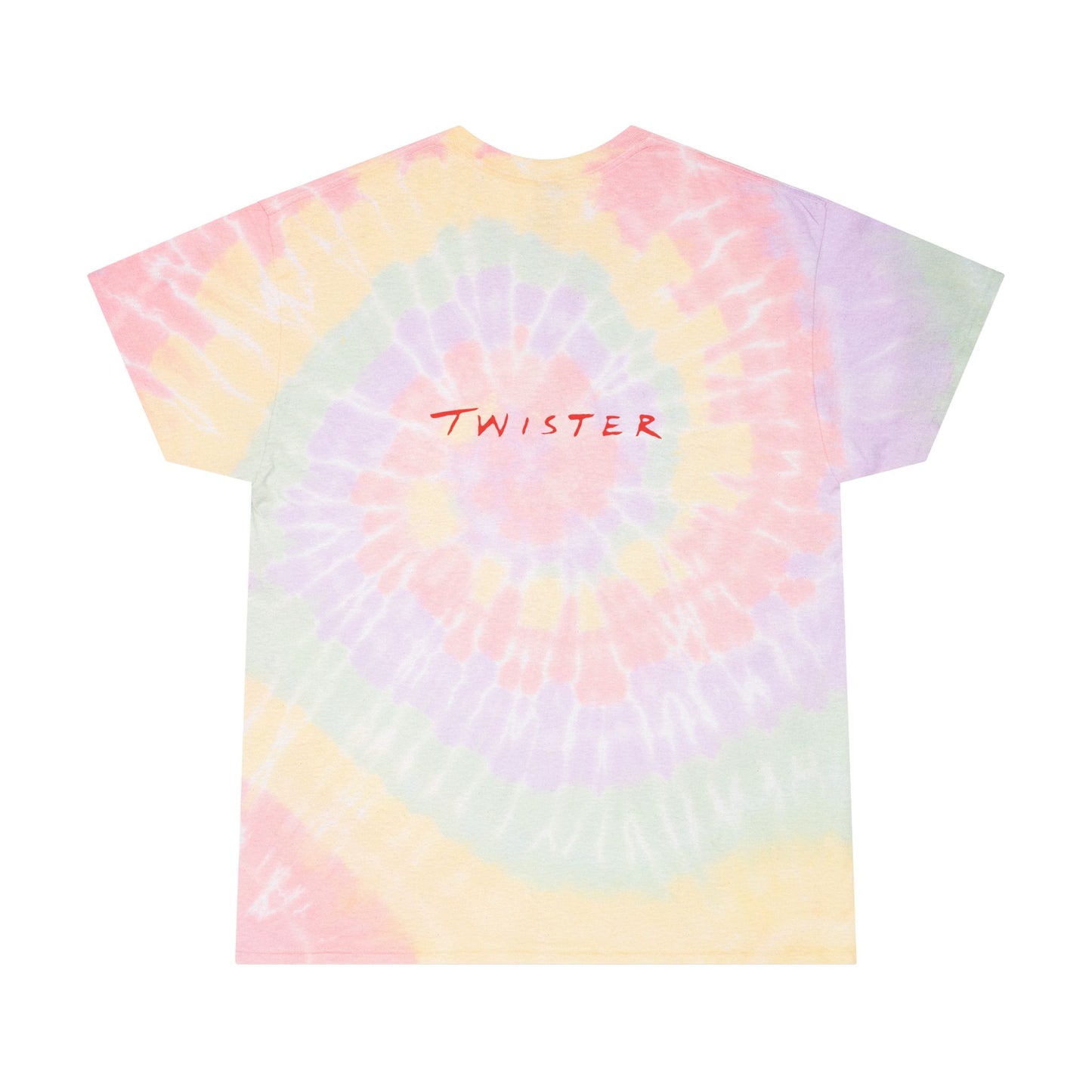 Colorful Tie-Dye Tee with Retro Images - Perfect for Summer Vibes