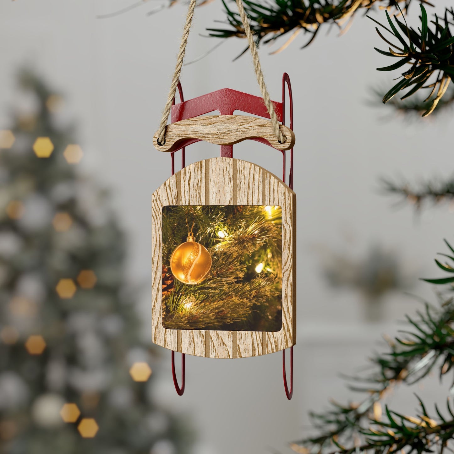 Sled Ornaments