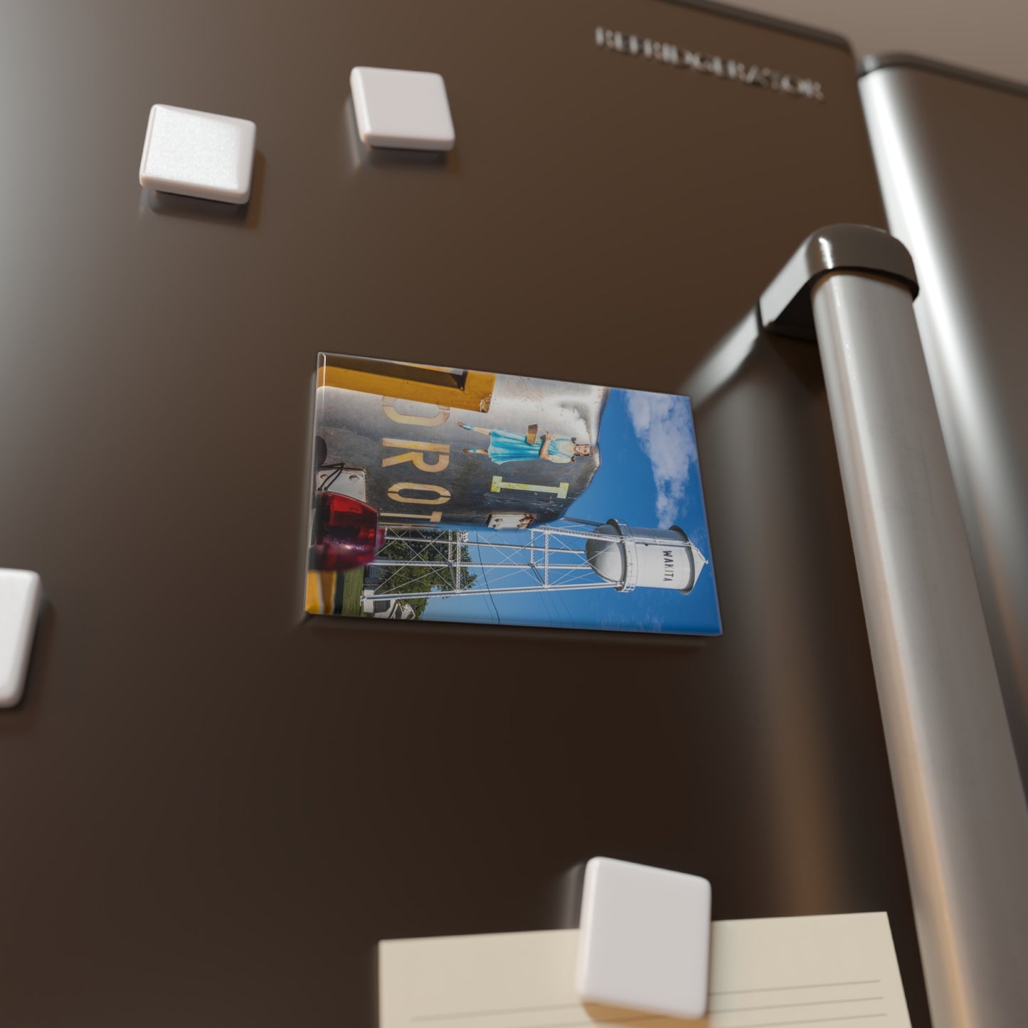 Button Magnet, Rectangle