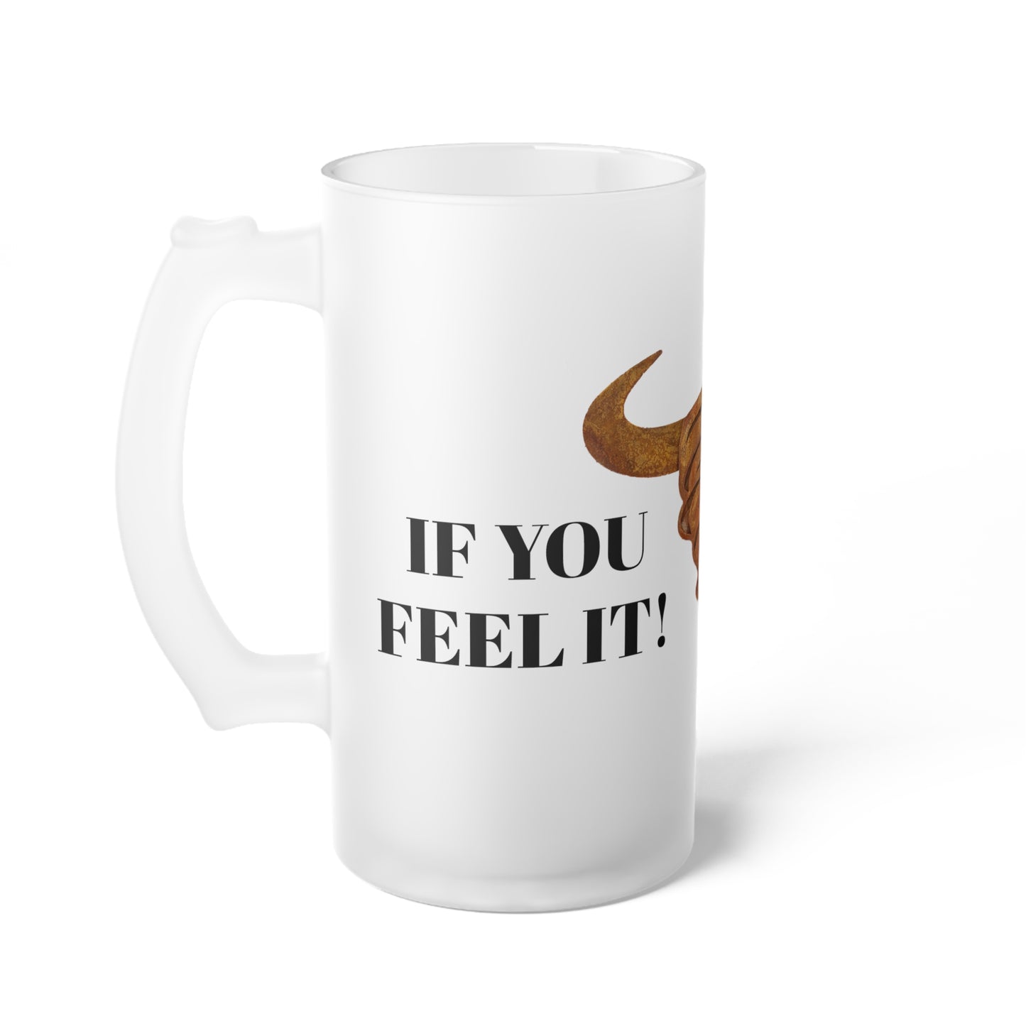 Frosted Glass Beer Mug