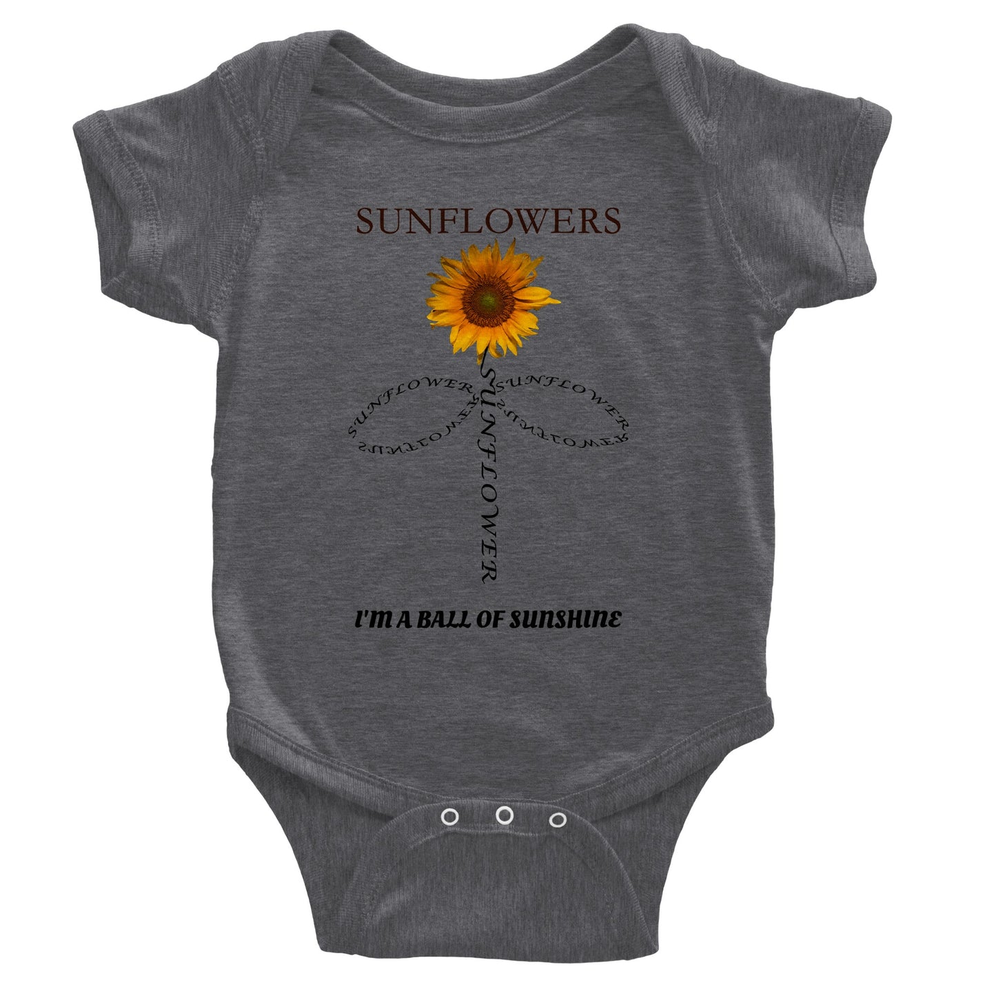 Classic Baby Short Sleeve Bodysuit FUNNY