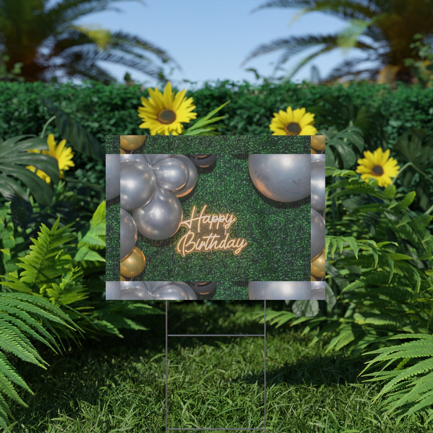 Plastic Yard Sign