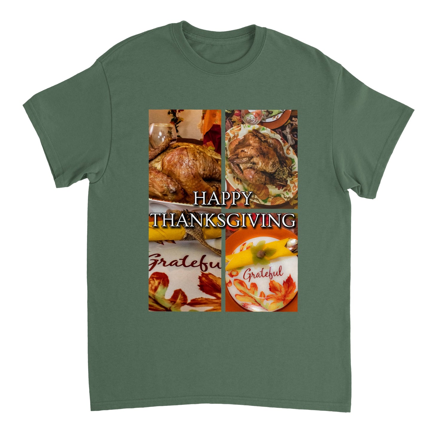 Thanksgiving Heavyweight Unisex Crewneck T-shirt
