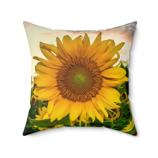 Spun Polyester Square Pillow