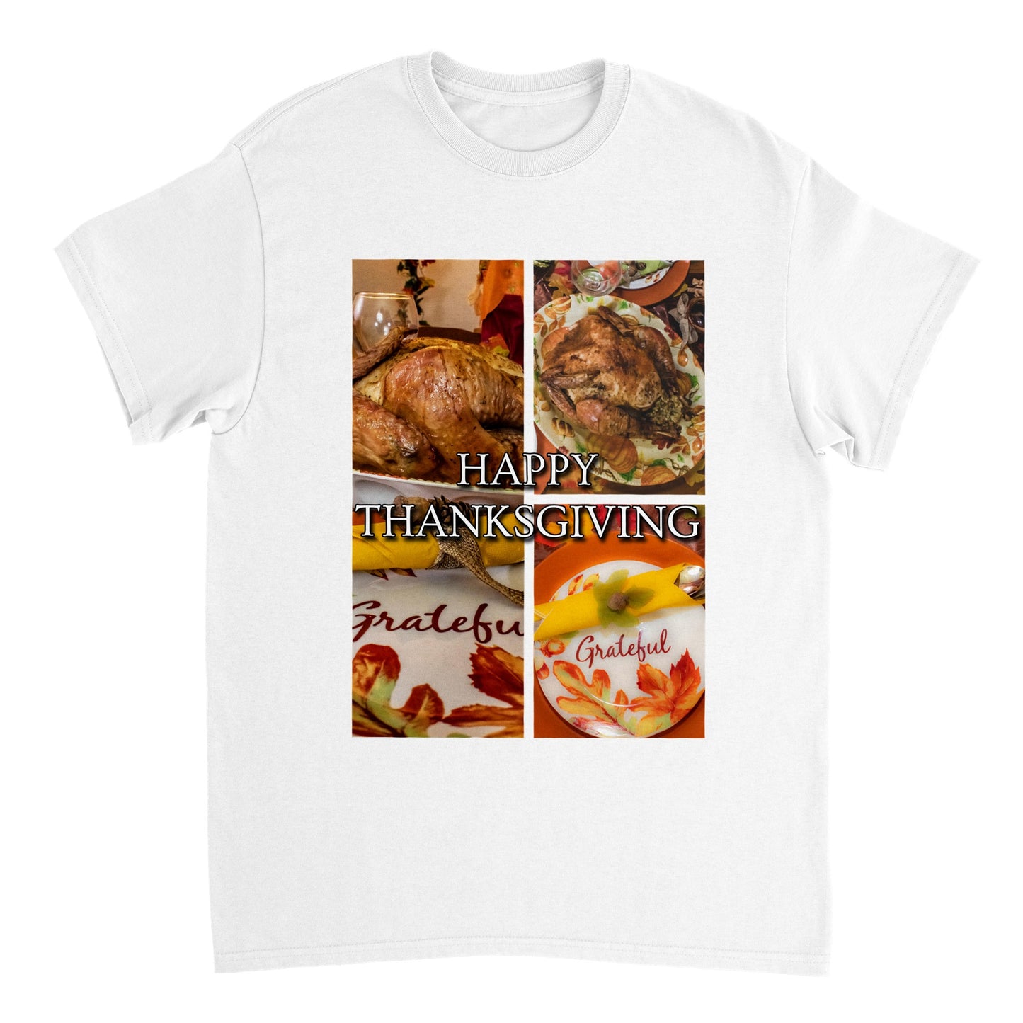 Thanksgiving Heavyweight Unisex Crewneck T-shirt