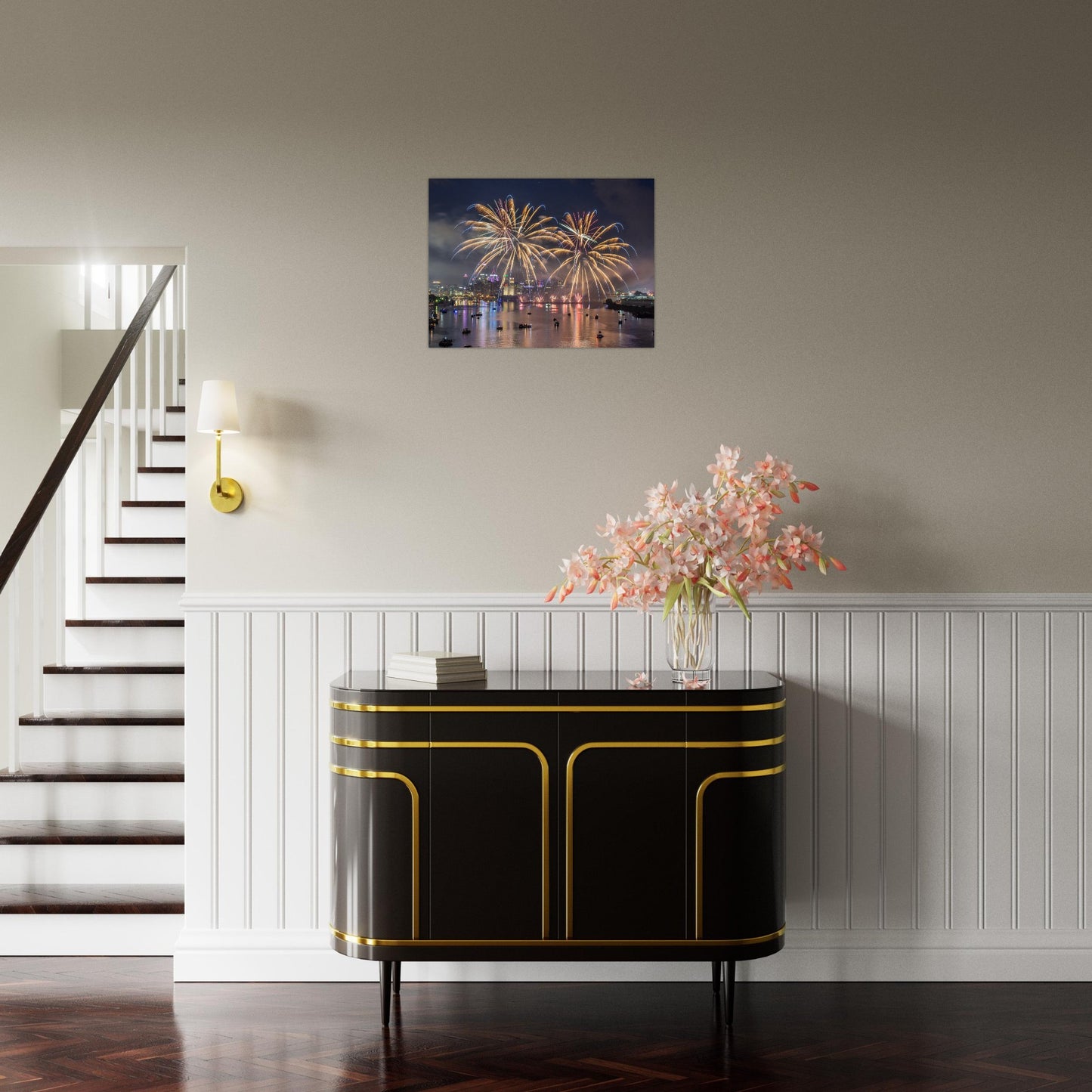 Aluminum Print Pittsburgh Firework