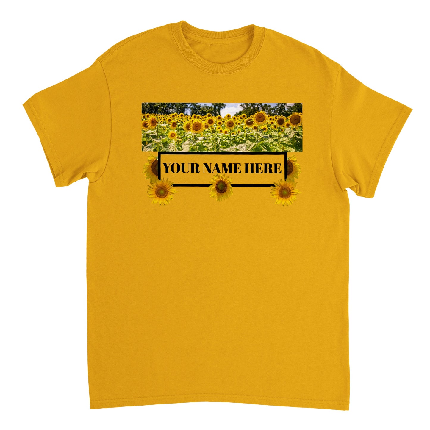 Heavyweight Unisex Crewneck T-shirt DO NOT PURCHASE UNTILL I CHANGE THE "YOUR NAME HERE"