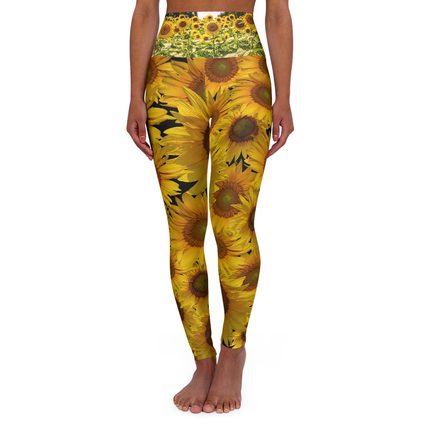 High Waisted Yoga Leggings (AOP)