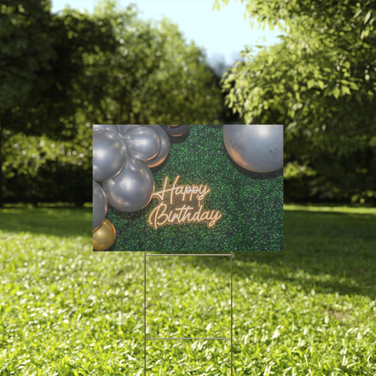Plastic Yard Sign