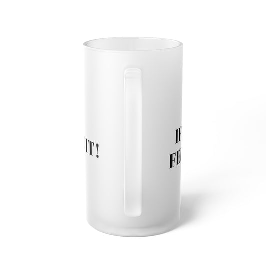 Frosted Glass Beer Mug