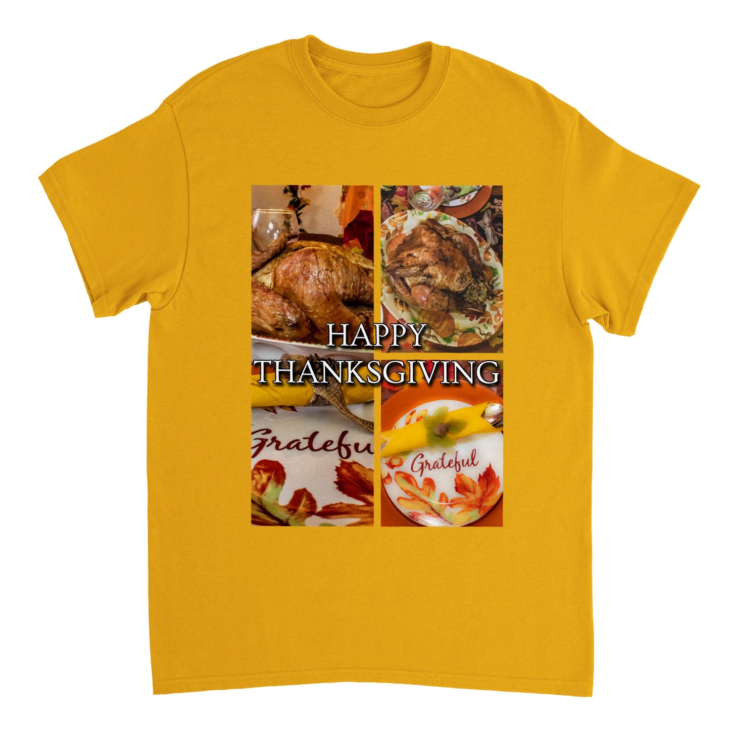 Thanksgiving Heavyweight Unisex Crewneck T-shirt