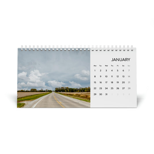 Desk Calendar (2024 grid)