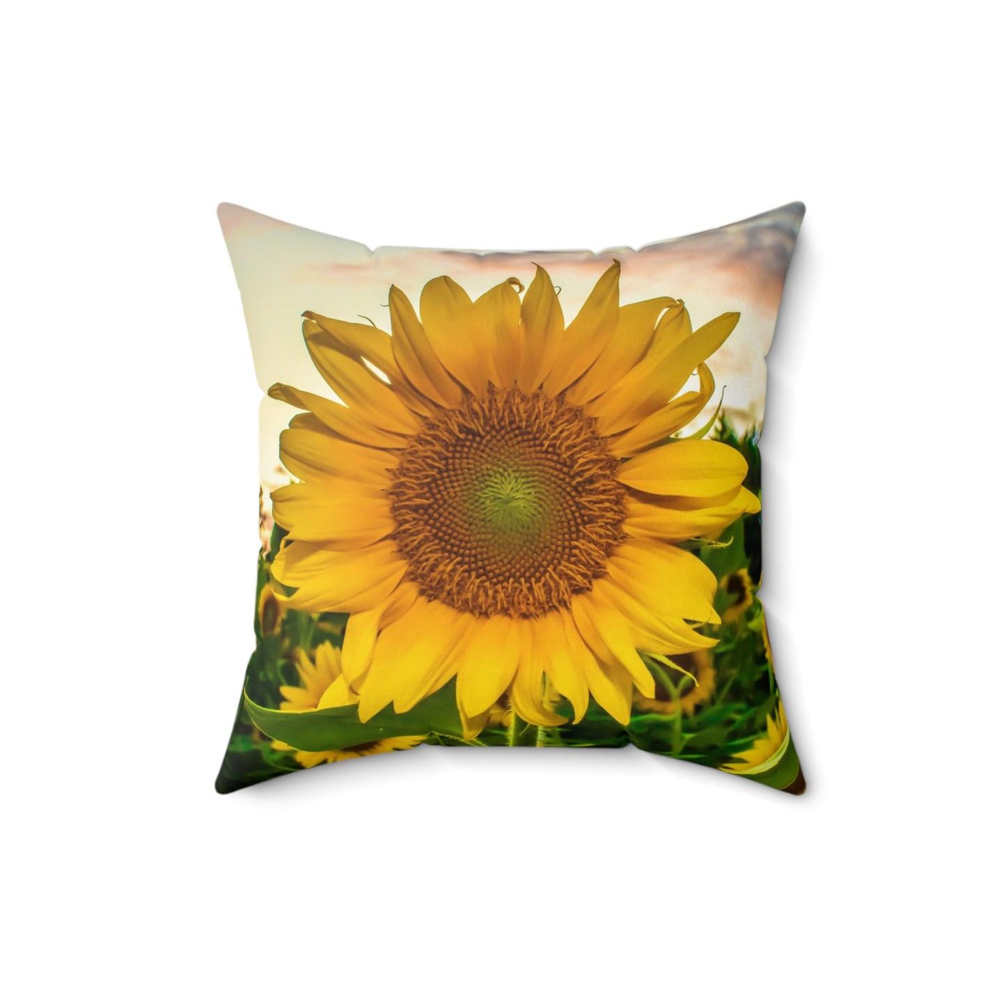 Spun Polyester Square Pillow