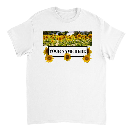 Heavyweight Unisex Crewneck T-shirt DO NOT PURCHASE UNTILL I CHANGE THE "YOUR NAME HERE"